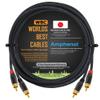 Custom Made - Audiophile High-Definition Audio Interconnect Cable Pair  Mogami 2534 Wire and Neutrik Silver XLR Connectors view 1