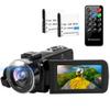 CYOIDAI Liphontcta Camcorder 16X Digital Camera for YouTube Vlog Camera with 3.0'' Flip Screen with Two Batteries and Remote Control view 1