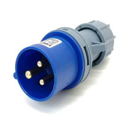 GXMRHWY IEC60309 Waterproof CEE Industrial Connector Plug 3Pin 16A 250V 2P+E IP44 Cable Mount (Type-1