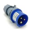 GXMRHWY IEC60309 Waterproof CEE Industrial Connector Plug 3Pin 16A 250V 2P+E IP44 Cable Mount (Type-1 view 2