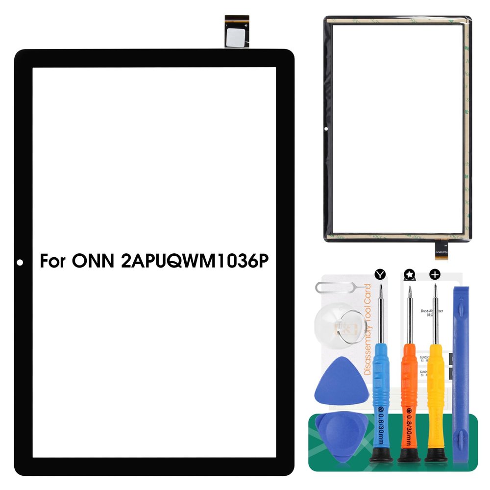 for ONN 10.1 Tablet Screen Replacement 2APUQWM1036P for ONN 2APUQWM1036P Touch Screen Replacement for ONN 10.1" 2022 Digitizer Repair Kits (No LCD Display)
