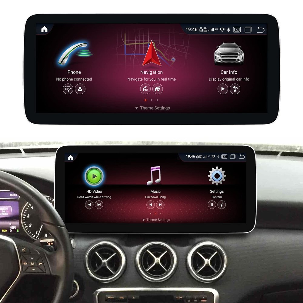 Android 12.3inch HD1920 Screen Display Upgrade Multimedia Player GPS Navigation for Mercedes Benz A CLA GLA 2012-2014 X156 W117 X117 W176 NTG4.5