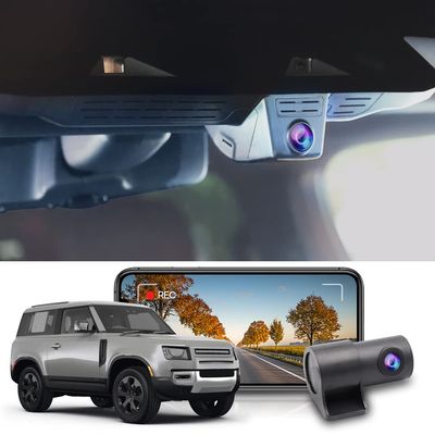 Fitcamx Front 2K+Rear 1080P Dash Cam Adapts for Land Rover Defender 90 110 130 2020-2026 (L663), OEM Style, 2 Channel HD Video, Built-in WiFi & APP, Loop Recording, G-Sensor, Easy to Use, 64GB Card