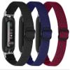 3 Pack Stretch Bands Compatible with Fitbit Inspire 3 Band Nylon Strap Floral Breathable Adjustable Stretchy Loop Wristband Intended for Fitbit Inspire 3 (3E) view 1