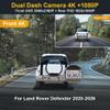 Fitcamx Front 4K+Rear 1080P Dash Cam Adapts for Land Rover Defender 90 110 130 2020-2026 (L663), Integratd OEM Look, 2 Way HD Video, WiFi & APP, Loop Recording, G-Sensor, Easy to Set, 128GB Card view 2