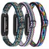 3 Pack Stretch Bands Compatible with Fitbit Inspire 3 Band Nylon Strap Floral Breathable Adjustable Stretchy Loop Wristband Intended for Fitbit Inspire 3 (3A) view 1