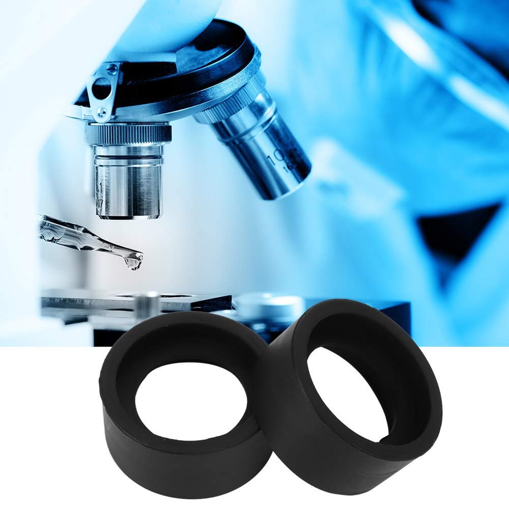 2PCS Industrial Eyepiece Eye Cups Rubber Replacement 36mm Diameter Stereo Microscope for 32-36mm Binoculars Guards
