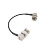 HangTon 3G HD SDI BNC Video Coaxial Cable for Sony Canon Blackmagic Camera Atomos SmallHD Monitor Teradek Transmitter, Shielded Thin RG174 10cm view 2