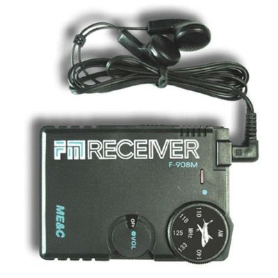 Air Band Radio AM Receiver 110MHz to 140MHz Aviation Band Receiver Airport Ground 8X5.5X1.5cm Accessory