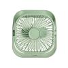 USB Desk Fans 6 Inches Portable Table Fans 360 Head Rotation Small Personal Desktop Fan, 3 Speeds, Small Cooling Fan by USB Plug in,for Home Office Bedroom Table and Desktop (Green) view 1