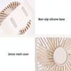 USB Desk Fans 6 Inches Portable Table Fans 360 Head Rotation Small Personal Desktop Fan, 3 Speeds, Small Cooling Fan by USB Plug in,for Home Office Bedroom Table and Desktop (Green) view 4
