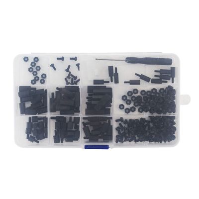 MOUDOAUER 1 x Nylon Screw Kit, M3 M2.5 Screws Screw Hex Bolt Nut for Raspberry Pi 4 Model B 4/3B+ Accessory