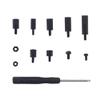 MOUDOAUER 1 x Nylon Screw Kit, M3 M2.5 Screws Screw Hex Bolt Nut for Raspberry Pi 4 Model B 4/3B+ Accessory view 4