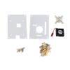 MOUDOAUER Clear Case Box Enclosure Half-Open Design Powerful Cooling Fan Heatsink Kit for Raspberry Pi 3/2 Model B/B+ Accessory view 3