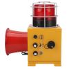 Industrial Alarm High Bright Warning Light 130dB 9-Tone Siren with Trip & Motion Sensors US Plug 110V view 4