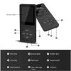 32GB Bluetooth MP3 Player with Speaker, 1.8 Inch E Book Reader and HiFi Sound, Expandable to 64GB for Running Travel, Multifunction Audio Player with Alarm Clock view 3