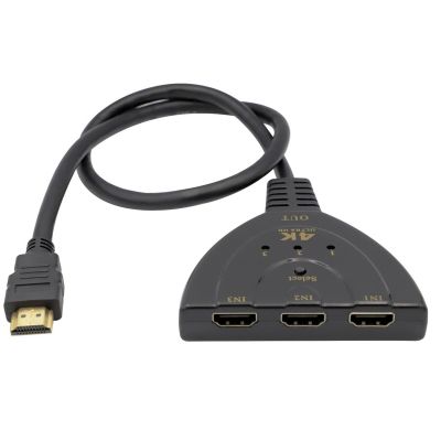2.97Gbps 3 in 1 Out HDMI Converter Auto Select 4K 1080P HDMI Switcher Adapter Accessory
