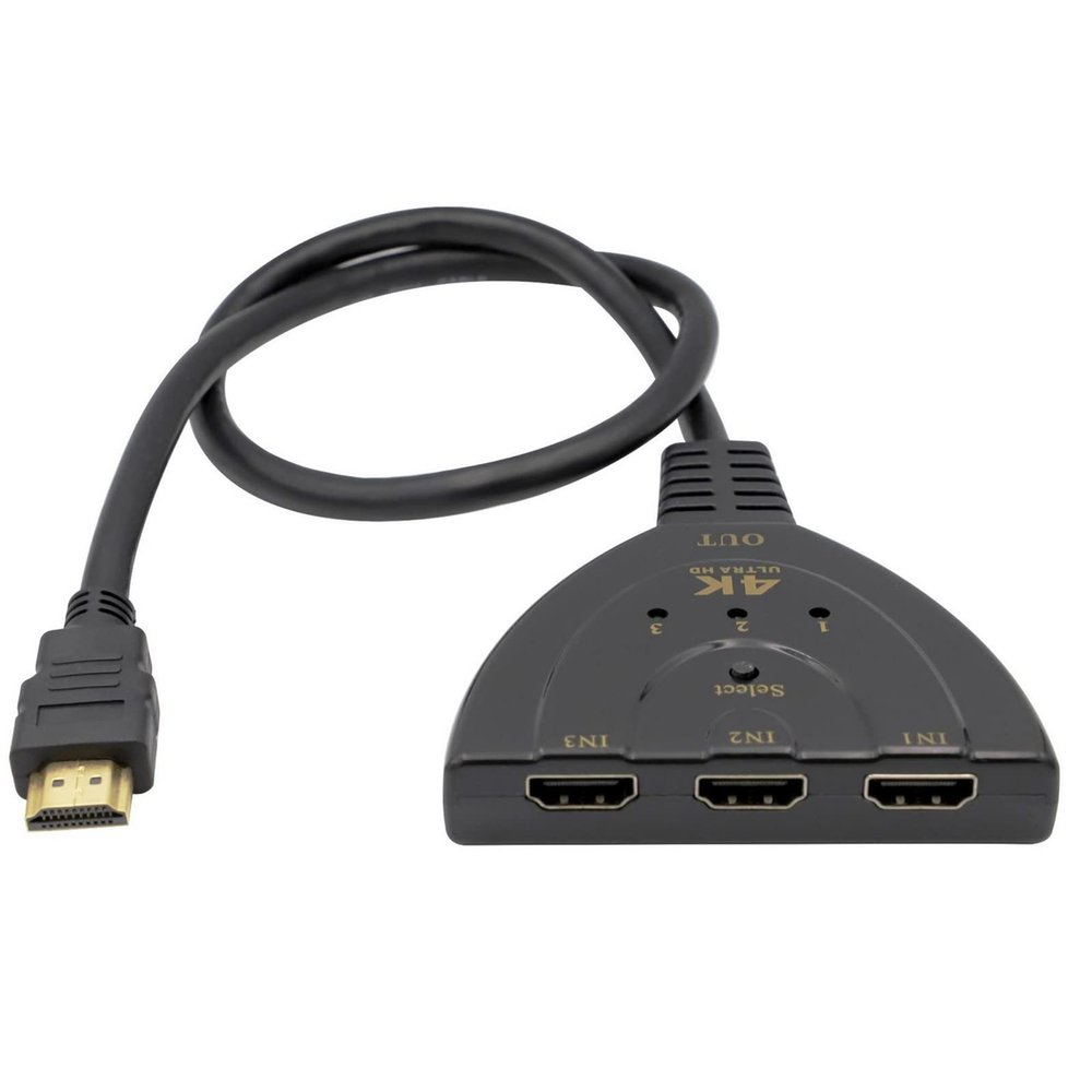 2.97Gbps 3 in 1 Out HDMI Converter Auto Select 4K 1080P HDMI Switcher Adapter Accessory