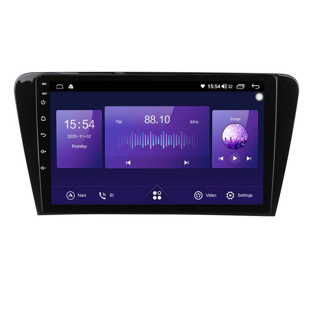 Android 12 Car Stereo Radio for Skoda Octavia 2013-2018 9in Hd Touch Screen Bluetooth 5.0, with USB/Sd A/Fm Audio Receiver, Subwoofer, Apple Carplay & Android Auto