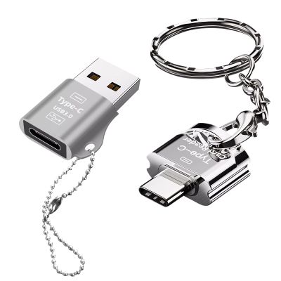 Senbos USB C Micro SD Card Reader with Keychain  USB-C to Micro SD/TF Card Reader with USB 3.0 Adapter, High-Speed OTG Reader for MacBook, iPad Pro, Galaxy, iPhone 15, Laptop, Tablet & Phone