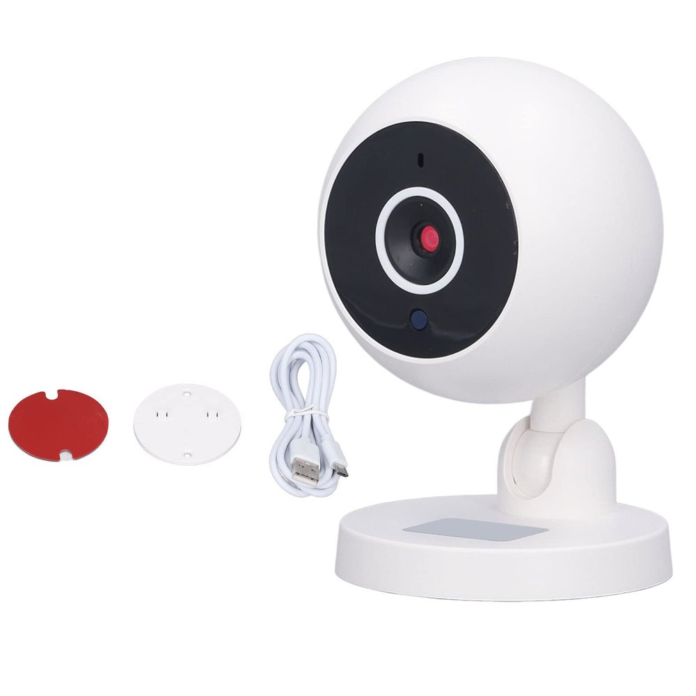 ANGGREK Ring Camera Indoor, Indoor Security Camera Motion Detection Remote Viewing Night Vision Two Way Voice Calls Baby Monitor