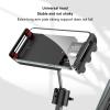 Bed Phone Holder Cell Phone Holder,360 Degree Rotation 3 Sections Stretchable Tablet Bed Holder with Reserved Charging Port for Bedroom view 4