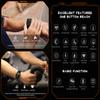 PASNEW Military Smart Watches for Men IP68 Waterproof Bluetooth Call,123 Sports,1.83'' Tactical Fitness Watch,Sleep,Blood Pressure, Heart Rate,Oxygen,for Android iOS Outdoor Sports view 4