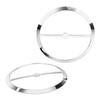 YDLMT 1 Pair Chrome Motorcycle Speaker Covers Trim Grill Caps for Harley Touring Electra Glide Street Glide Ultra Limited Tri Glide FLHTK FLHTCU 2014-2023 view 1