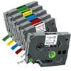 6-Pack Tze Label Maker Tape Tz 12mm 0.47 Inch TZe131 Tze231 Tze431 Tze531 Tze631 Tze731 Laminated Compatible Label Maker Tape Replacement for Brother PTouch PTH100 PTH110 PTD600 PTD200 PTD210 view 1