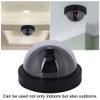Restokki Dummy Fake Simulated Surveillance Security Dome Camera Indoor Outdoor with one LED Light, Warning Security Alert Camera view 4