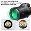 K&F Concept 12X50 Monocular Telescope with Cleaning Cloth, FMC Lens & BAK4 Prism Telescopes for Adults, Sky Captain HD Monocular for Bird Watching Hunting Hiking Camping Travelling view 3