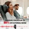 COOSII AC01 Headphones Wired Over Ear, Corded Stereo Headsets with Microphone Volume Control for Adults Teens Kids 3.5mm for Cellphones, Tablets, Laptop, Chromebook (Black Grey) view 4