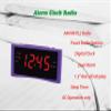 HANNLOMAX HX-151CR Alarm Clock Radio, 1.2 LED Display (Purple) view 2