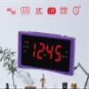 HANNLOMAX HX-151CR Alarm Clock Radio, 1.2 LED Display (Purple) view 3