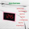 HANNLOMAX HX-151CR Alarm Clock Radio, PLL AM/FM Radio, Dual Alarm, 1.2" Red LED Display, AC Operation only. (Pink) view 2