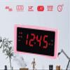 HANNLOMAX HX-151CR Alarm Clock Radio, PLL AM/FM Radio, Dual Alarm, 1.2" Red LED Display, AC Operation only. (Pink) view 3