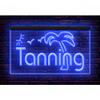 160042 Tanning Beauty Salon Shop Studio Open Display LED Light Neon Sign (12" X 8", Blue) view 1