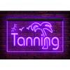 160042 Tanning Beauty Salon Shop Studio Open Display LED Light Neon Sign (16" X 12", Purple) view 1