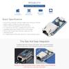 Waveshare RP2040-ETH Mini Development Board, RP2040 Ethernet Port Module, Raspberry Pi Microcontroller Development Board, Based On Official RP2040 Dual Core Processor view 3
