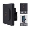 EMONITA iPad Wall Mount with Upgraded 18W Fast Charger, Strong Magnets, 360 Rotation - Black view 1