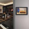 EMONITA iPad Wall Mount with Upgraded 18W Fast Charger, Strong Magnets, 360 Rotation - Black view 3