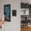 EMONITA iPad Wall Mount with Upgraded 18W Fast Charger, Strong Magnets, 360 Rotation - Black view 4
