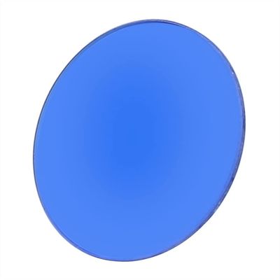 Microscope Accessories Kit 45mm Microscope Filter, Transparent Optical Glass for Biological Microscopes Accessories Diameter 45mm, Green Blue Yellow White Microscope Slides (Color : Bue)