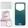 apgo Protective Skin Sticker for The Back Compatible with Oukitel WP15, Wrap Film, Foil, Vinyl - Pattern Carbon Chameleon CAKA1 view 1