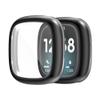 Compatible with Fitbit Sense 4/Versa 2 Screen Protector Case Soft Plated TPU All Around Scratch-Proof Screen Protector Cover Shockproof case for Fitbit Sense 2/Versa 4 (Black) view 1