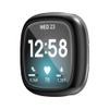 Compatible with Fitbit Sense 4/Versa 2 Screen Protector Case Soft Plated TPU All Around Scratch-Proof Screen Protector Cover Shockproof case for Fitbit Sense 2/Versa 4 (Black) view 3
