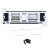 Port Patch Panel with 8 Ports, Patch Panel CAT6 Network Cable Rackmount 568A/B RJ45 Accessory for Installation, Wall Mount Unshielded Patch Panel view 1
