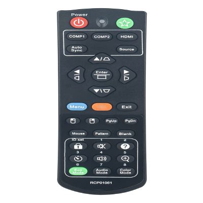 RCP01061 Replace Remote Control Compatible with ViewSonic Projector PJD5151/VS15871/PJD5153/VS15872/PJD5153P/PJD5155/VS15873/PJD5155N/PJD5250/VS15874/PJD5250P/PJD5253/VS14115/PJD5253P/PJD5255/VS15875