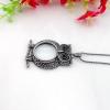 1PC 3X Portable Gift Owl Necklace Reading Magnifier Decoration Pendant Necklace Decorative Magnifying Glass Loupe view 4