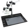 JUIYU Microscope Accessories Kit Multifunction Aluminum Alloy Trinocular Stereo Microscope 76mm Table Work Stand Focusing Holder Microscope Slides (Color : A) view 1